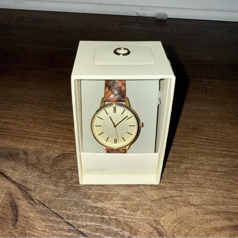 Target A New Day Snakeskin Pattern Watch